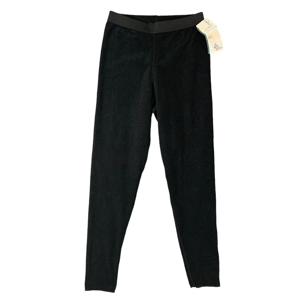 Vintage All Seasons Sportswear Tight Womens L Large Black Fleece Lined Pull On